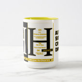 H | The Ghost in the Machine – Alfa Sity Mug Tweekleurige Koffiemok (Center)