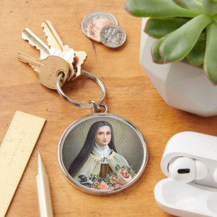 H. Thérèse van Lisieux de Kleine Bloem (BJE 01) Sleutelhanger