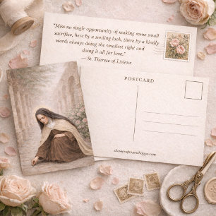 H. Theresia van Lisieux "Kleine Weg"  Briefkaart