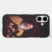 H. Theresia van Lisieux regen van rozen heilige ku Case-Mate iPhone Case (Achterkant (horizontaal))