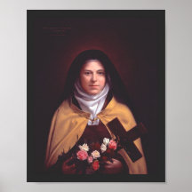 H. Theresia van Lisieux regen van rozen heilige ku