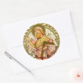 H. Thomas de Apostel (RLS 18) Ronde Sticker (Envelop)