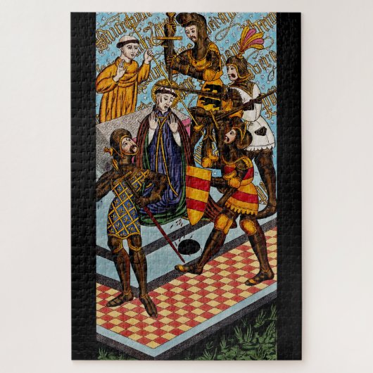 H. Thomas van Canterbury De Moedige Aartsbisschop Legpuzzel (Verticaal)