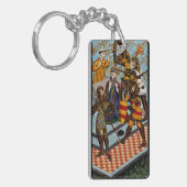 H. Thomas van Canterbury De Moedige Aartsbisschop Sleutelhanger (Voorkant Links)