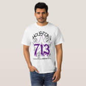 H TOWN RIDAZ CLOTHING - HOUSTON 713 PURP SHIRT SAL (Voorkant volledig)