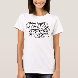 H TOWN RIDAZ CLOTHING - HTR Graffitti Black T-shirt