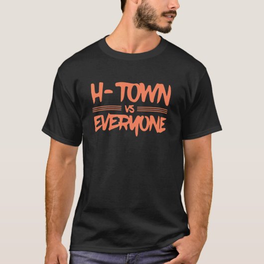 H Town vs Iedereen Kleding T-shirt (Voorkant)