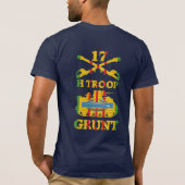 H Troop, 17e Cavalry M113 CIB Grunt Shirt (Achterkant)