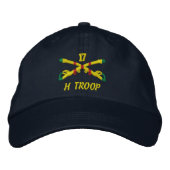 H Troop, 17th Cavalry geborduurd Pet (Voorkant)