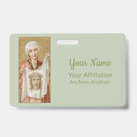 H. Veronica van Jeruzalem (JM 60; Stijl 1) Badge (Voorzijde)