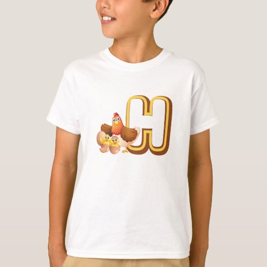 H voor Hen T-shirt (Voorkant)