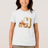 H voor Hen Tri-Blend Shirt (Voorkant)