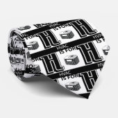 H voor HVAC Stropdas (Opgerold)