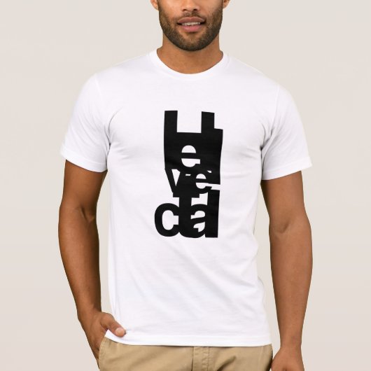H-vorm T-shirt (Voorkant)