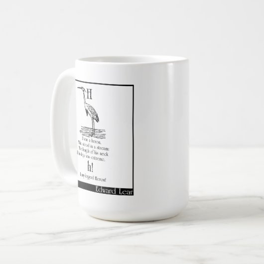 H was een heron koffiemok (Voorkant links)