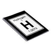 H - Waterstof Notitieboek (Rechterzijde)