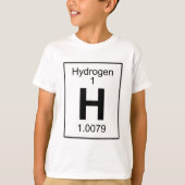 H - Waterstof T-shirt (Voorkant)