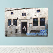 Ha-Ari Ashkenazi Shul - Tzfat Canvas Afdruk (Insitu (Houten vloer))