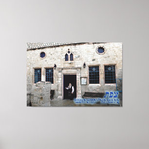Ha-Ari Ashkenazi Shul - Tzfat Canvas Afdruk