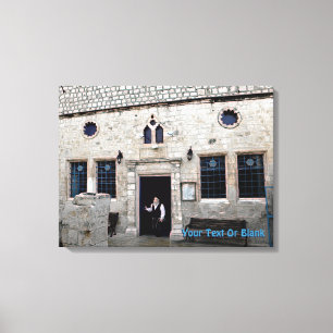 Ha-Ari Ashkenazi Shul - Tzfat Canvas Afdruk