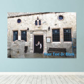 Ha-Ari Ashkenazi Shul - Tzfat Canvas Afdruk (Insitu (Houten vloer))