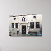 Ha-Ari Ashkenazi Shul - Tzfat Canvas Afdruk (Voorkant)