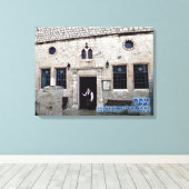 Ha-Ari Ashkenazi Shul - Tzfat Canvas Afdruk (Insitu (Houten vloer))