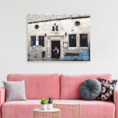Ha-Ari Ashkenazi Shul - Tzfat Canvas Afdruk (Insitu (Woonkamer))