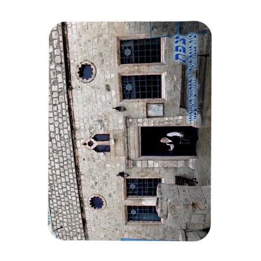 Ha-Ari Ashkenazi Shul - Tzfat Magneet (Verticaal)