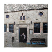 Ha-Ari Ashkenazi Shul - Tzfat Tegeltje (Voorkant)