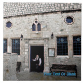 Ha-Ari Ashkenazi Shul - Tzfat Tegeltje (Voorkant)