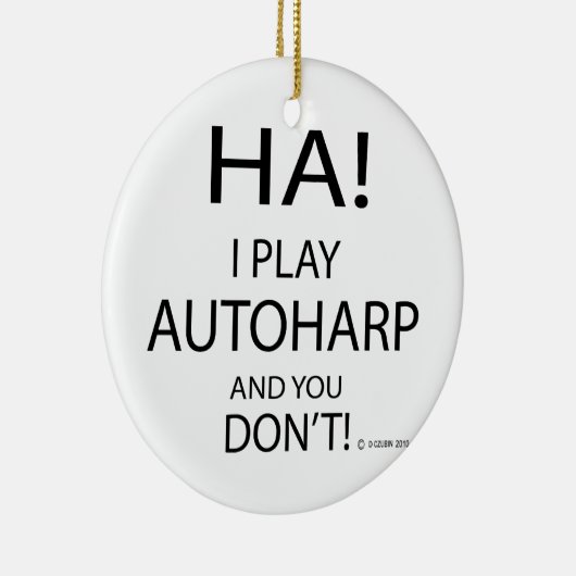 Ha Autoharp Keramisch Ornament (Rechts)