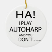 Ha Autoharp Keramisch Ornament (Voorkant)