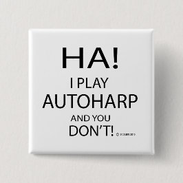 Ha Autoharp Vierkante Button 5,1 Cm