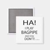 Ha Bagpipe Magneet (Voorkant / Achterkant)