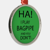 Ha Bagpipe Metalen Ornament (Rechts)