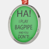 Ha Bagpipe Metalen Ornament (Links)