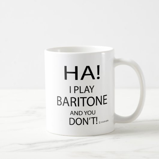Ha Baritone Coffee Mok (Rechts)