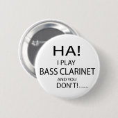 Ha Bass Clarinet Ronde Button 5,7 Cm (Voorkant /achterkant)
