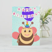 HA-BEE VERJAARDAG Kaart (Staand voorkant)