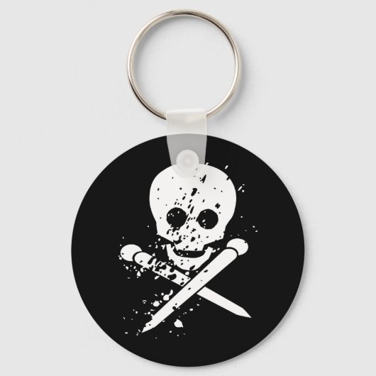 HA Black Skull Sleutelhanger (Voorkant)