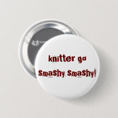 HA-Button - smashy smashy Ronde Button 5,7 Cm (Voorkant /achterkant)