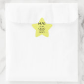 Ha Cello Star Sticker (Tas)