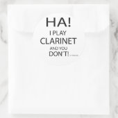 Ha Clarinet Ronde Sticker (Tas)
