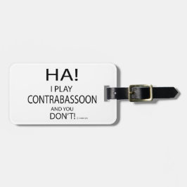 Ha Contrabassoon Bagagelabel
