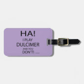 Ha Dulcimer Bagagelabel (Voorkant horizontaal)