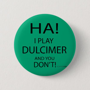 Ha Dulcimer Ronde Button 5,7 Cm