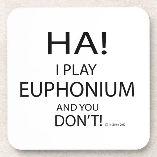 Ha Euphonium Bier Onderzetter (Voorkant)