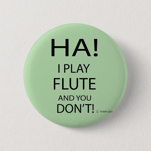 Ha Flute Ronde Button 5,7 Cm (Voorkant)
