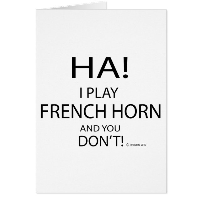 Ha French Horn (Voorkant)